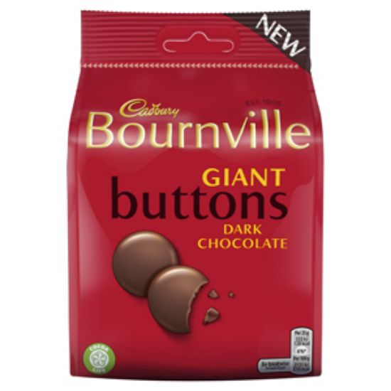 Picture of Bags Bournville Giant Buttons 110g x10